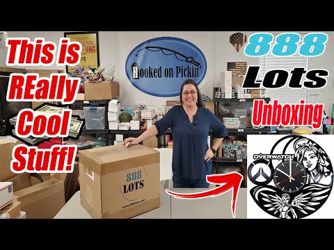 888 Lots Unboxing I Got Some Really Cool Stuff! Check out this Overwatch Clock - Online Reselling