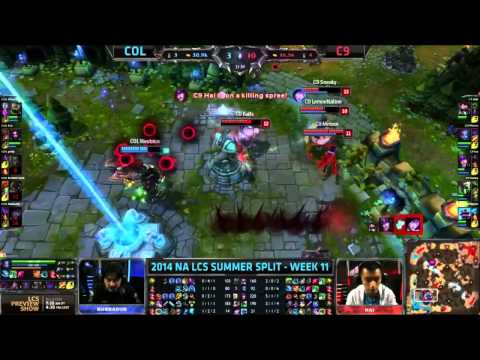 LCS Highlights Complexity vs Cloud 9 Week 11 Day 1 NA Summer 2014 COL vs C9 S4 W11D1G4 Season 4