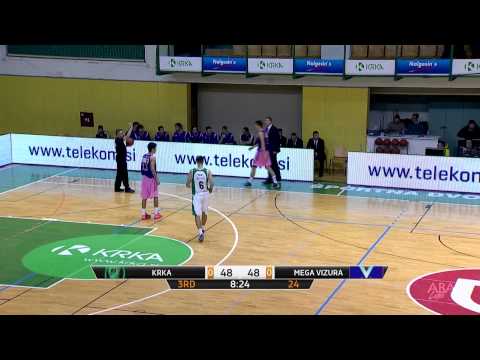 ABA Liga 2014/15, Round 09 match: Krka - Mega Vizura