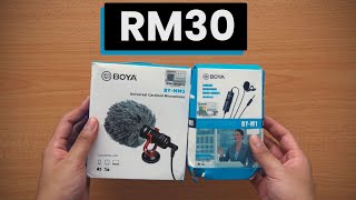 Video thumbnail for I bought the cheapest microphones on Shopee | Boya BY-M1 & BY-MM1 by SoyaCincau