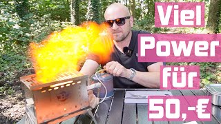 Bestargot Camping Faltgrill Gas als Skotti Alternative ? Der Gerät hat Power !