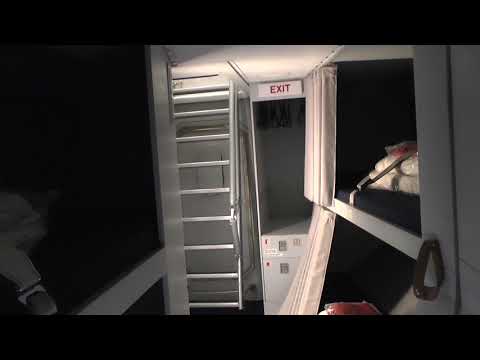 Wo schläft die Flugzeugcrew beim Langstreckenflug?