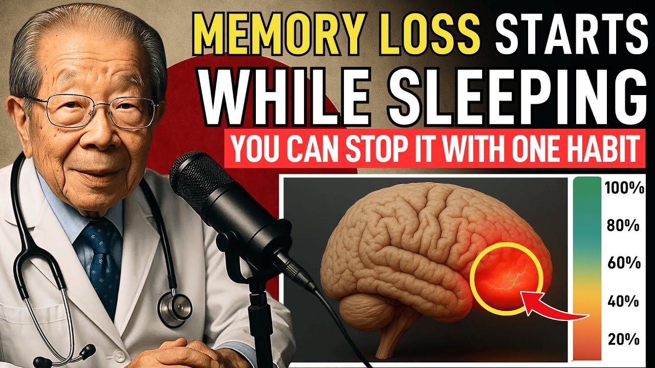 Japan's Oldest Doctor: Do NOT forget this before sleep - or you will lose brain strength (after 60)