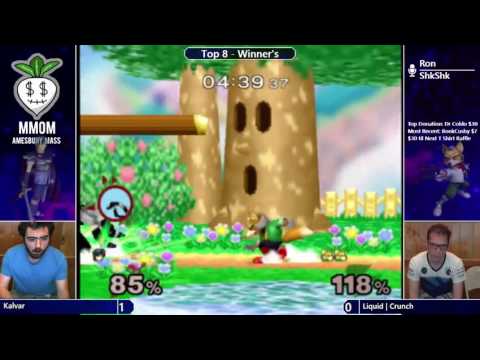 Liquid | Crunch (Fox) vs Kalvar (Marth) - MMOM65 WSF