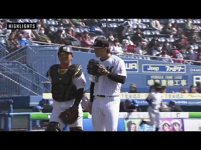 3月7日 マリーンズ対ファイターズ ハイライト