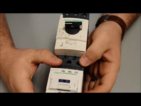Mounting a GV3 Manual Starter to TeSys D Series Contactor | Schneider Electric Support