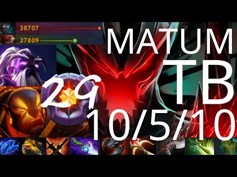 MATUMBAMAN Terrorblade vs Viper, Bloodseeker, Ember Spirit - Disruption saving - dota2