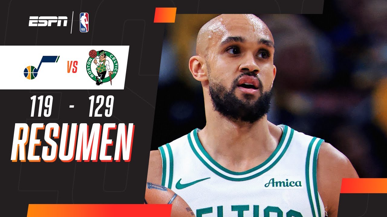 DERRICK WHITE FIGURA EN LA VICTORIA DE LOS CELTIS ANTE UTAH | Utah Jazz 119-129 Boston | RESUMEN