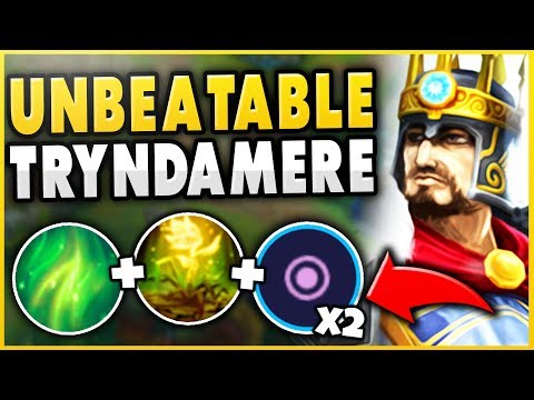 NEVER LOSE LANE AGAIN! THIS *NEW* TRYNDAMERE BUILD CAN'T DIE! - League of Legends