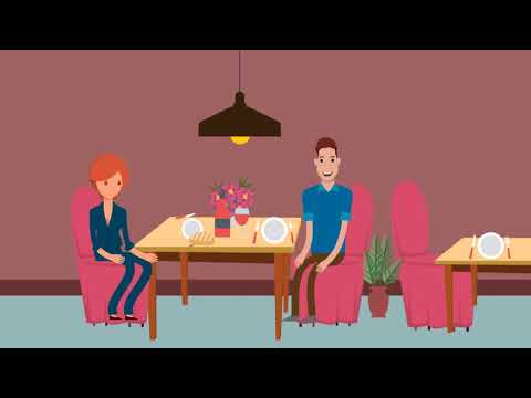 Dialogue at the Italian restaurant.