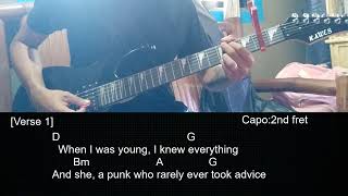 The Freshmen - The Verve Pipe - EASY Guitar Tutorial with Chords and Lyrics