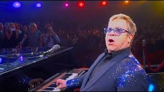Elton John in Las Vegas 4-5-14 (Shot on stage) 