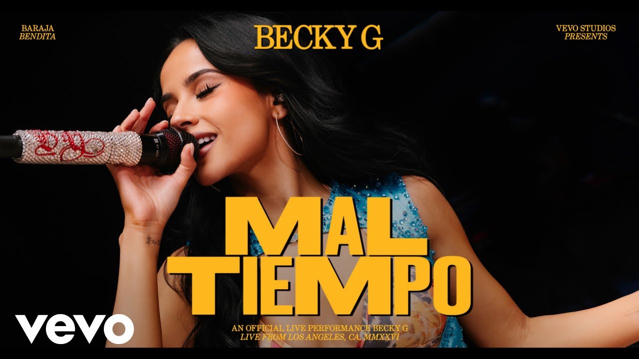 Becky G - Mal Tiempo | Official Live Performance