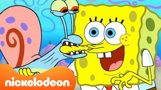 Bob Esponja | ¡2 horas de todos los momentos de Bob Esponja y Gary! 🐌💛 | Nickelodeon en Español MQDEFAULT Thumbnail