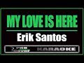 My Love Is Here - Erik Santos (KARAOKE)