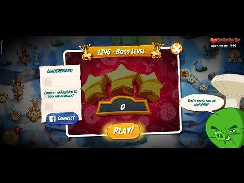 Boss Level - 1246 (Angry Birds 2)🌟🌟🌟