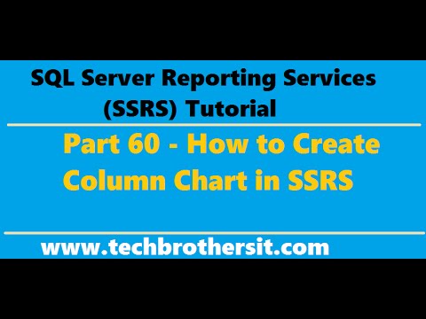 SSRS Tutorial 60 - How to Create Column Chart in SSRS