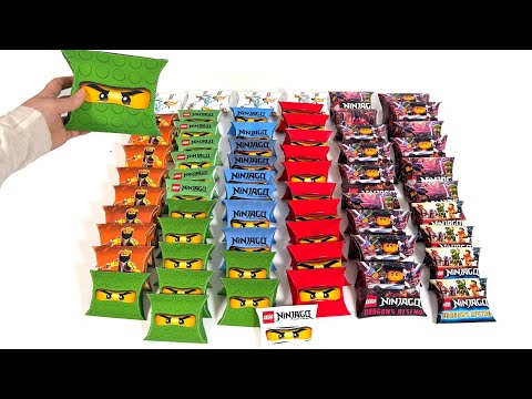 Mystery LEGO Ninjago Blind Bags Minifigures - 55+ Pack Opening!
