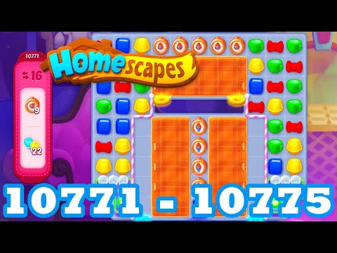 Homescapes Level 10771 - 10775 HD 3 - match puzzle Gameplay | android | IOS | 10772 | 10773 | 10774