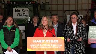 STILES DEMANDS ANSWERS FOR FARMERS TOLD TO GIVE UP LAND