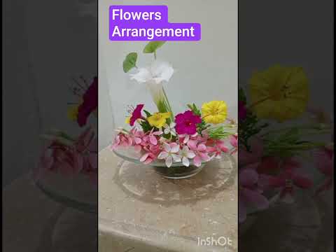 Flowers Arrangement #flowersart #flowerarrangements /Samina's Daily Routine 🌷#flowers
