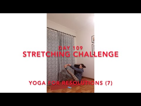 Day 109/365. Stretching Challenge. Yoga - Yoga for Resolutions (7).