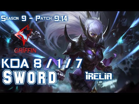 GRF Sword IRELIA vs JAYCE Top - Patch 9.14 KR Ranked