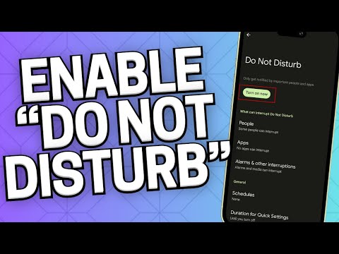 How to Enable Do Not Disturb on Google Pixel 9