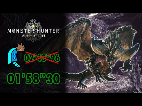 MHW | Nergigante vs Empress Galea 'Ruin' 01'58'30 Solo (TA wiki rules)