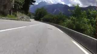 preview picture of video 'Full Alpe d'Huez descent - afdaling - 2012'