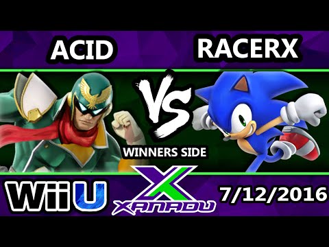 S@X 158 - DA | RACERX (Sonic) Vs. LOF | ACID (Captain Falcon) SSB4 Tournament - Smash Wii U