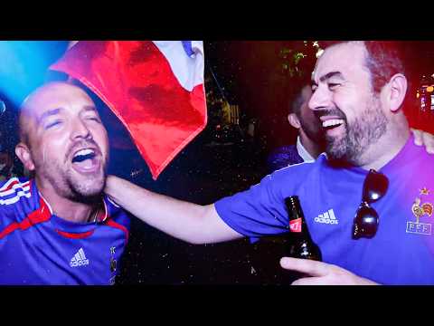 Les SCÈNES de JOIE des SUPPORTERS FRANÇAIS