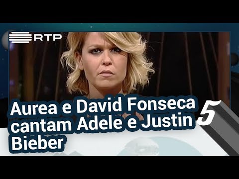 Aurea e David Fonseca cantam Adele e Justin Bieber - 5 Para a Meia-Noite