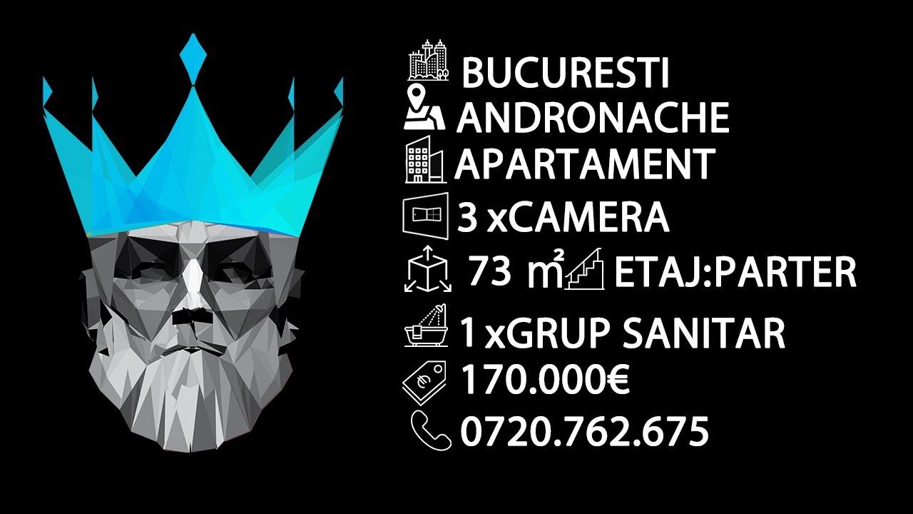 Tur video 3 Camere | Andronache | Curte 150mp | Terasa | Bloc 2023 | TVA inclus