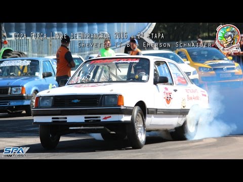 Chevette AP 8V turbo - Emerson Schneider - 2ª etapa Copa Força Livre de Arrancada 2016