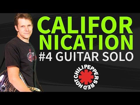 How To Play Californication Guitar Lesson #4 Guitar Solo