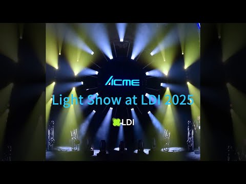 ACME Light Show at LDI 2025