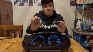 How To Test And Replace Lexus Cluster Needles And Bench Test 92-96 ES300 Gauge Cluster
