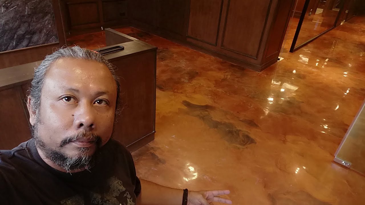 2 floors side by side with 2 designs by Pro Application Services