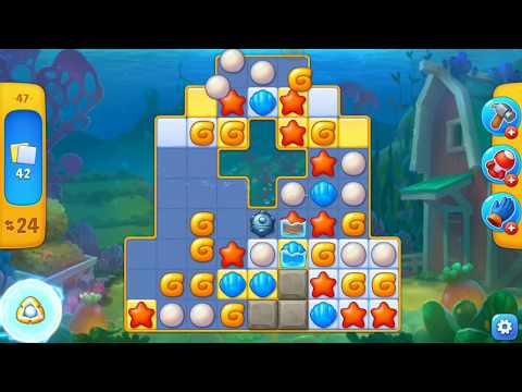 🐠🐡 Fishdom Level 47. Gameplay Walkthrough