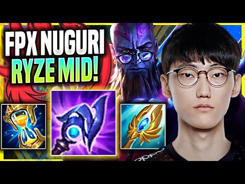 NUGURI IS READY FOR RYZE! - FPX Nuguri Plays Ryze Top vs Garen! | Season 11