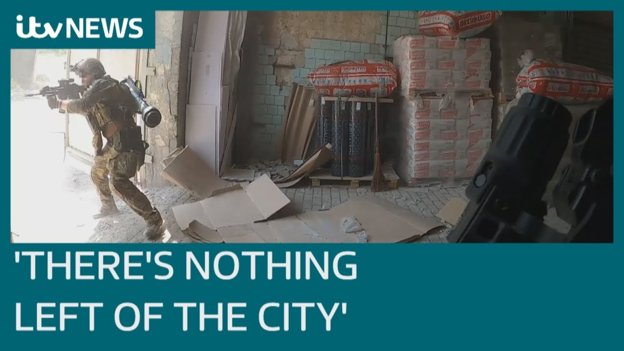 48 hours on the frontline: The fight for Donbas | ITV News