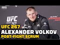 Alexander Volkov Admits Marcin Tybura Was Better Striker Than He Expected | UFC 267 | MMA Fighting