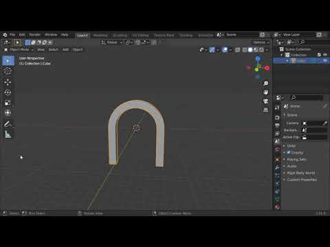 Blender Daily Tips and Tricks#84 | making Arch  (EN.)