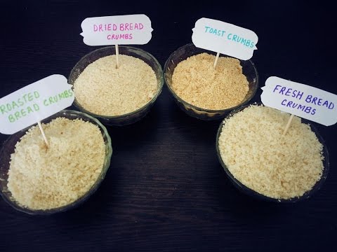 Different Types Of Bread Crumbs | Multipurpose Uses | Prepare In Three Ways  - By Food Connection