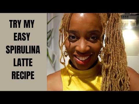 EASY SPIRULINA LATTE RECIPE + LOOK WHO IS HAVING A BIRTHDAY