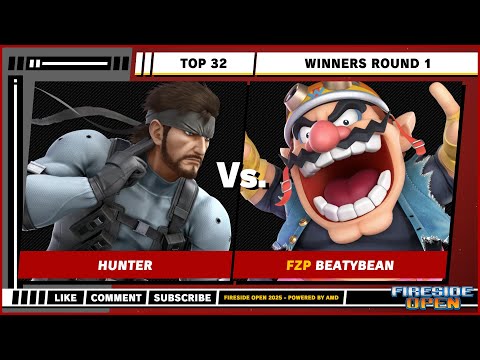 Fireside Open 2025 - Top 32 - Hunter (Snake) VS BeatyBean (Wario) - Super Smash Bros. Ultimate