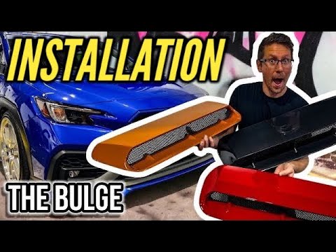NOBLE PAINT MATCHED BULGE HOOD SCOOP INSTALL | SUBARU | WRX | 2022 | 2023