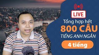 Tổng hợp lại hết 800 câu tiếng Anh ngắn trong 1 bài (Bài học 4 tiếng) 