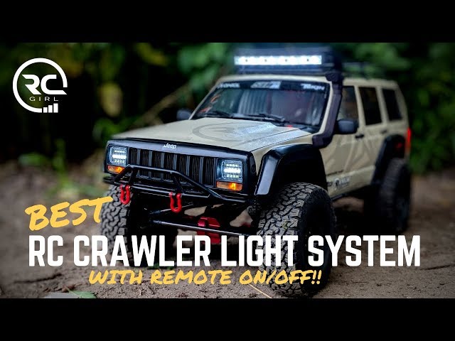 Vídeo relacionado con WANGCL Barra de luz LED RC para coche, luces de techo Rc, kit de luz 5LED de 125 mm para 1/10 RC control remoto Monster Truck RC Crawler compatible con AXAIL scx10 Traxxas TRX-4